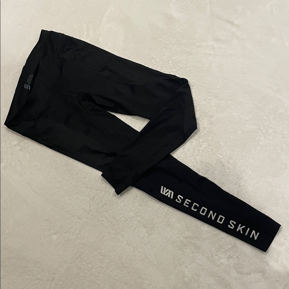 SECOND SKIN Black Leggings